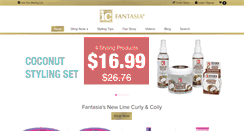 Desktop Screenshot of fantasiahaircare.com